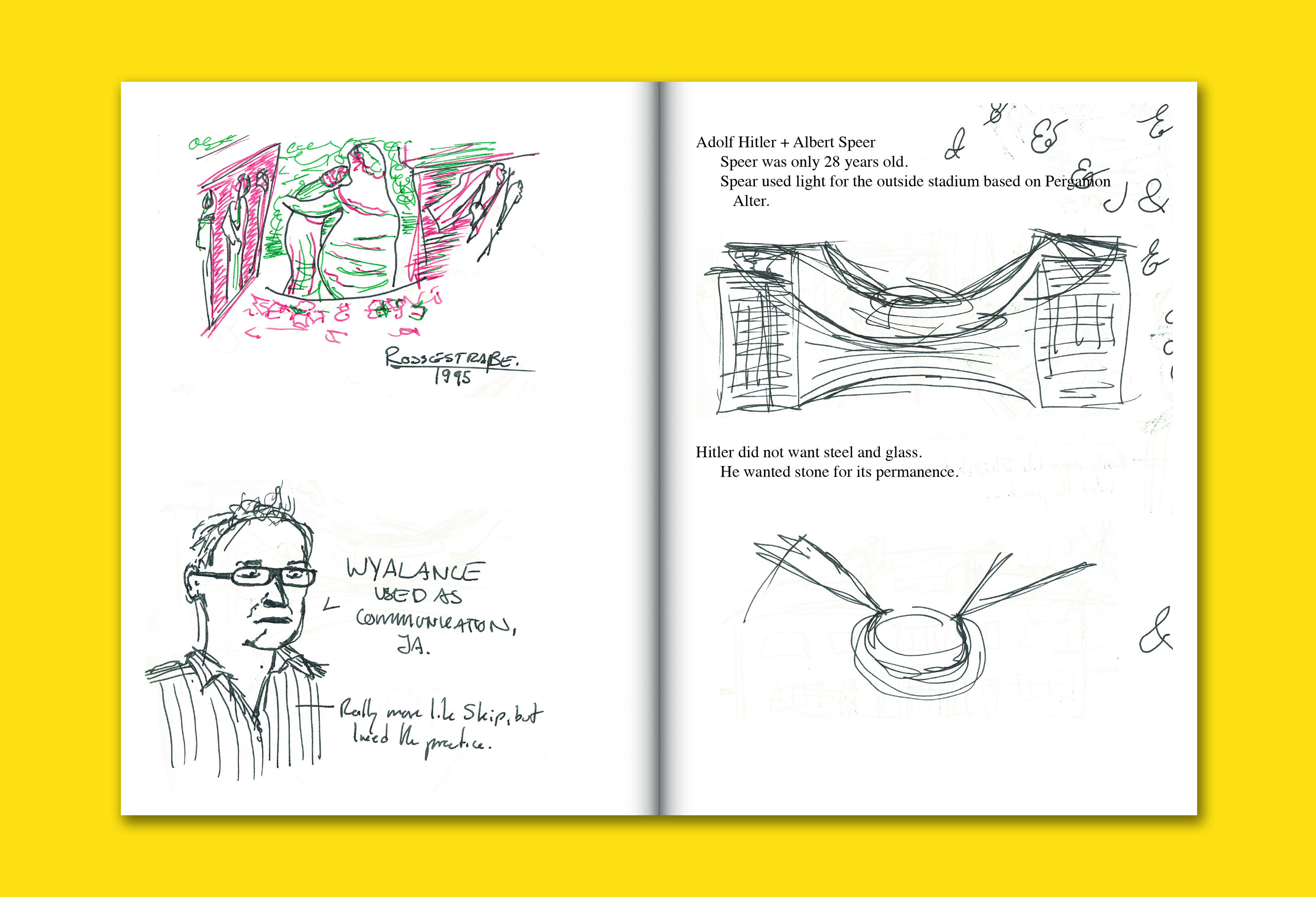 Visits to memorials and guest lecture spread.