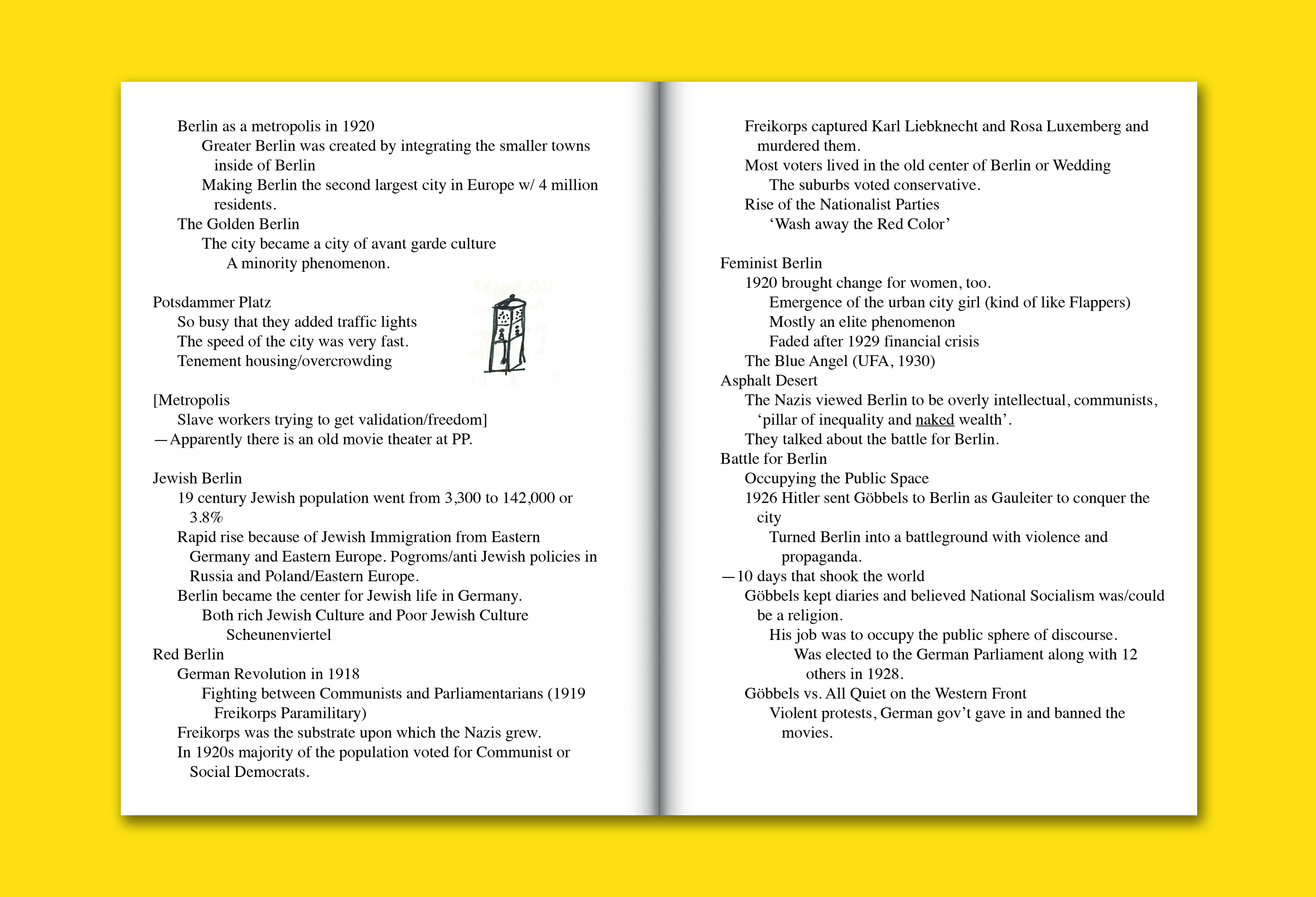 Spread showing only notes about transitional justice.