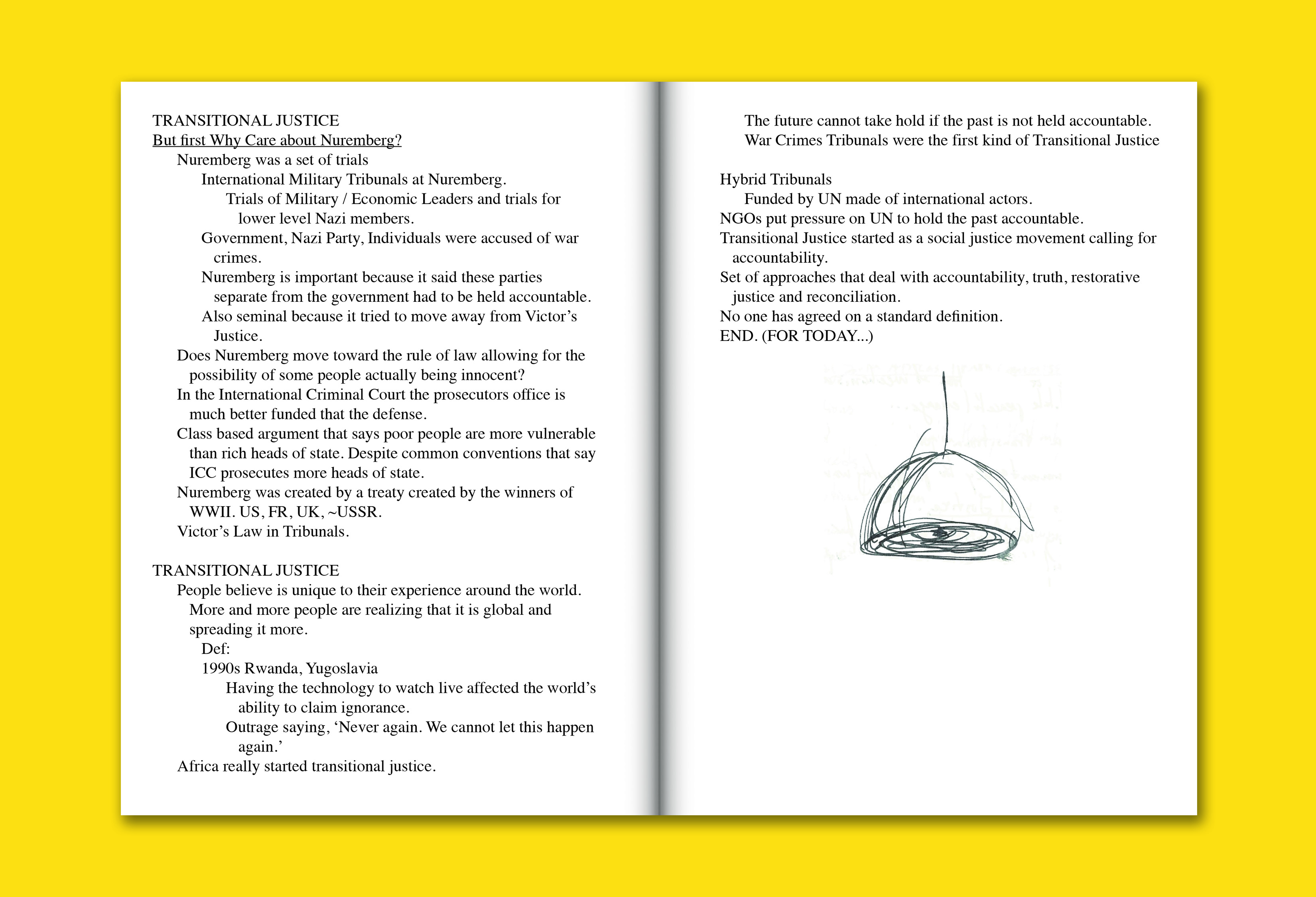 Another spread of notes.