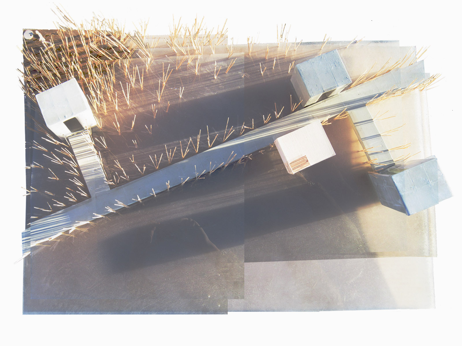 Collage of Plan View of the Model