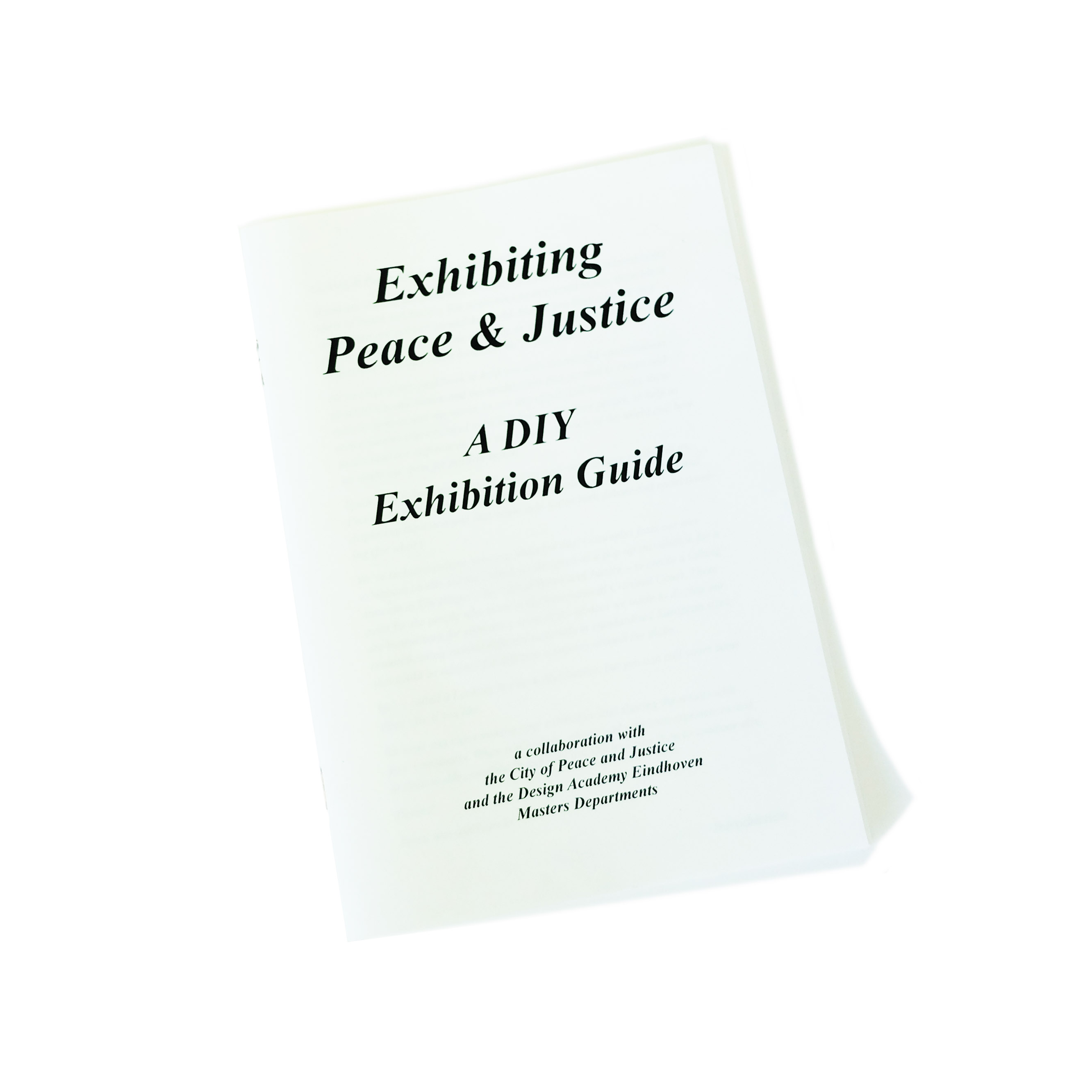 DIY Exhibition Guide Flip Through